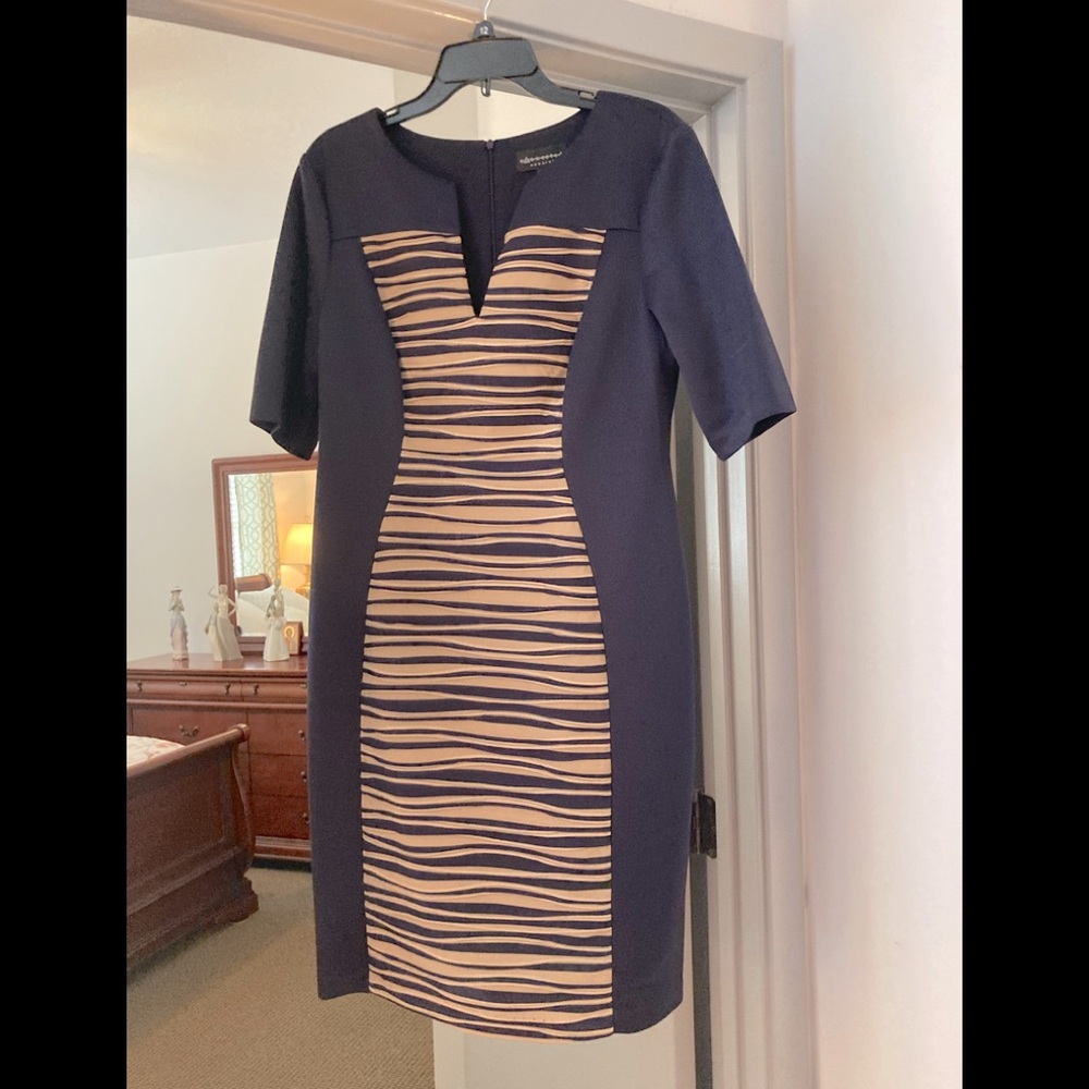 Navy blue dress